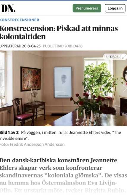 Dagens Nyheter — Piskad att minnas kolonialtiden