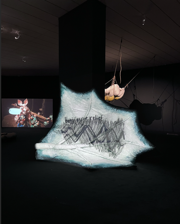 The Skin is a Thin Container exhibition at macLYON